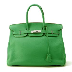 HERMES Birkin Bamboo Taurillon Clemence Size 35 | Luna Bags