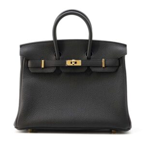 HERMES Birkin Black Togo Leather Size 25 | Luna Bags