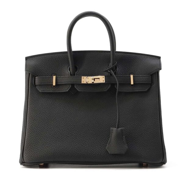 HERMES Birkin Black Togo Leather Size 25 | Luna Bags