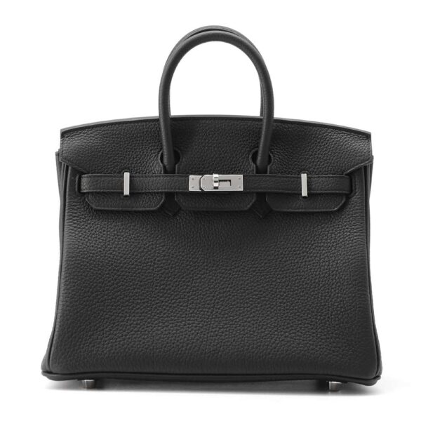 HERMES Birkin Black Togo Leather Size 25 | Luna Bags