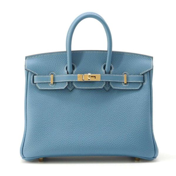 HERMES Birkin New Blue Jean Togo Leather Size 25 | Luna Bags