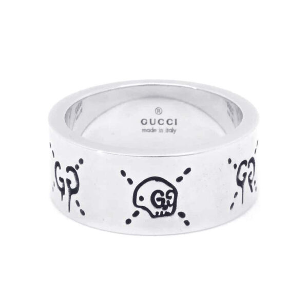 GUCCI Ghost Silver Ring Silver Ring Size 20 SV925 | Luna Bags