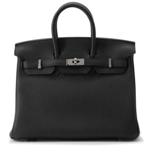 HERMES Birkin Black Togo Leather Size 25 | Luna Bags