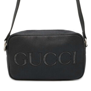 GUCCI GG Supreme Shoulder Bag Black 768391 Leather Size Mini | Luna Bags