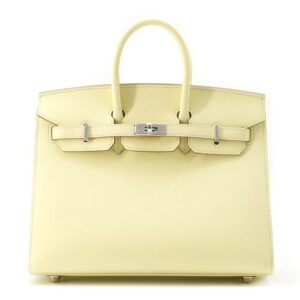 HERMES Birkin Sellier Jaune Milton Epsom Size 25 | Luna Bags