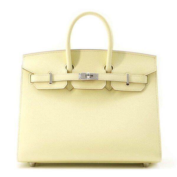 HERMES Birkin Sellier Jaune Milton Epsom Size 25 | Luna Bags