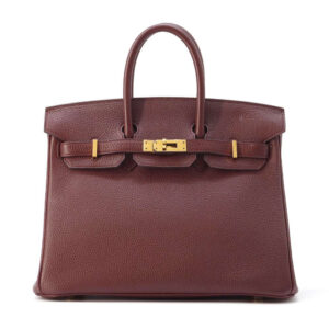 HERMES Birkin Bordeaux Togo Leather Size 25 | Luna Bags