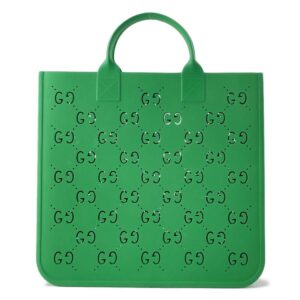 GUCCI Children's Tote Bag Green 679365 Rubber | Luna Bags