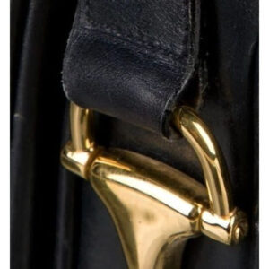 Gucci navy Guccissima leather 1955 Horse-bit shoulder bag | Luna Bags
