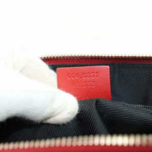Gucci Boston Guccissima Print Canvasleather Red Large G Logo Canvas And Leather Satchel | Luna Bags
