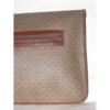 Gucci ,1970's - 1980's, Brown Leather Micro Guccissima Print Coated Canvas & Leather, Vintage XL Envelope Clutch | Luna Bags - Image 8