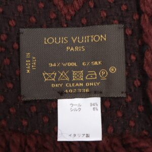 Louis Vuitton  Logomania Brown Scarf | Luna Bags
