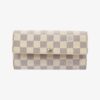 Louis Vuitton Sarah Wallet Damier Azur Coated Canvas | Luna Bags - Image 10