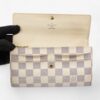 Louis Vuitton Sarah Wallet Damier Azur Coated Canvas | Luna Bags - Image 6
