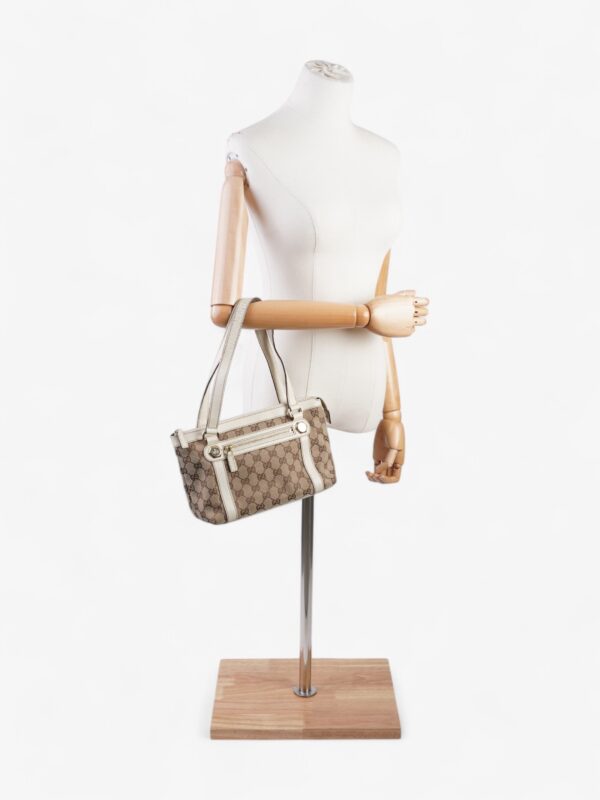 Gucci Charmy GG Supreme / White Canvas | Luna Bags