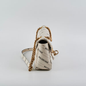 Gucci X Balenciaga Collab Marmont Small White | Luna Bags