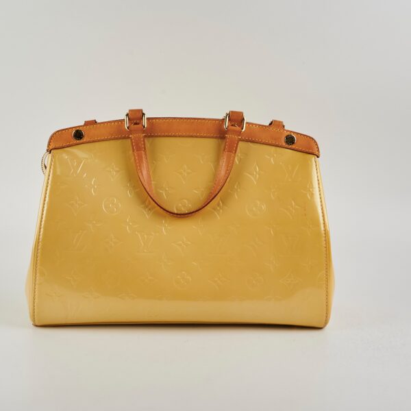 Louis Vuitton Brea Vernis MM Yellow | Luna Bags