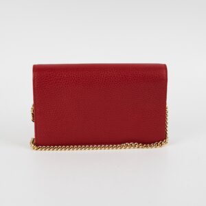 Gucci Red Wallet On Chain Woc | Luna Bags
