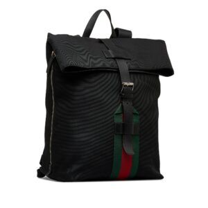 GUCCI Techno Web Fold Over Backpack | Luna Bags