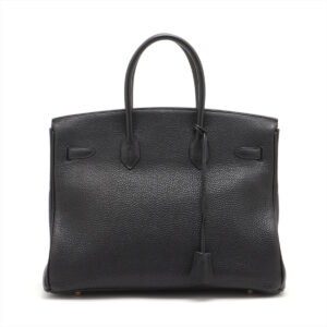 Hermes Birkin 35 Togo Black Square E Stamp | Luna Bags