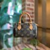 LOUIS VUITTON Sac HL Speedy Mini Brown Monogram Canvas Satchel | Luna Bags - Image 12