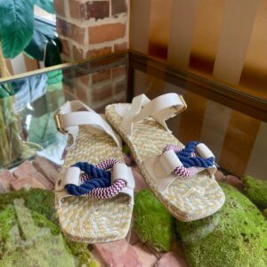 GUCCI Multicolor Leather Espadrilles SZ 10 | Luna Bags