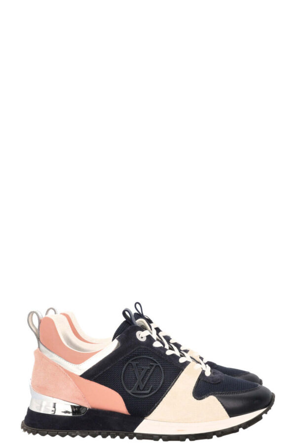 LOUIS VUITTON Run Away Sneakers Navy Pink | Luna Bags