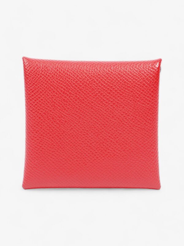 Hermes Bastia Change Purse Red Calfskin Leather | Luna Bags