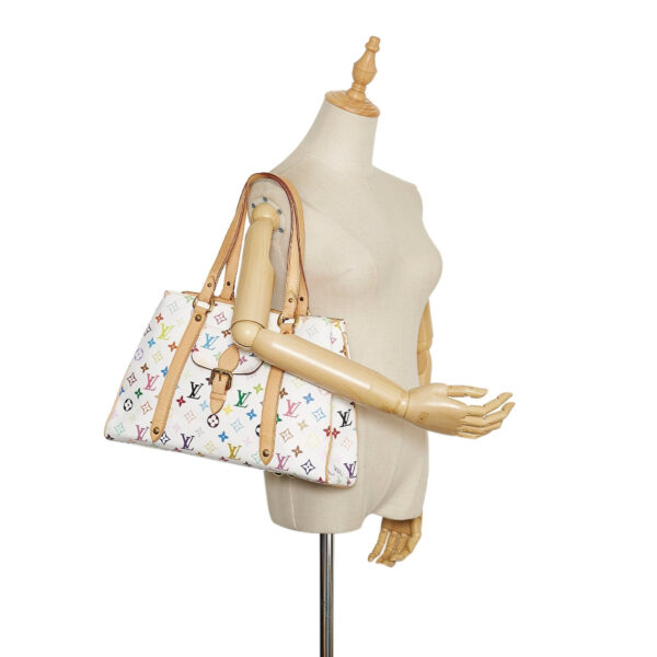 LOUIS VUITTON Monogram Multicolore Aurelia MM White | Luna Bags