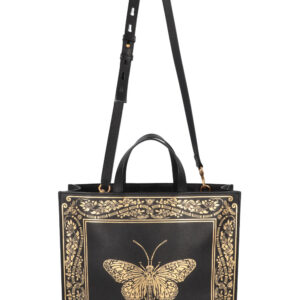 GUCCI Tote Butterfly Convertible Black | Luna Bags