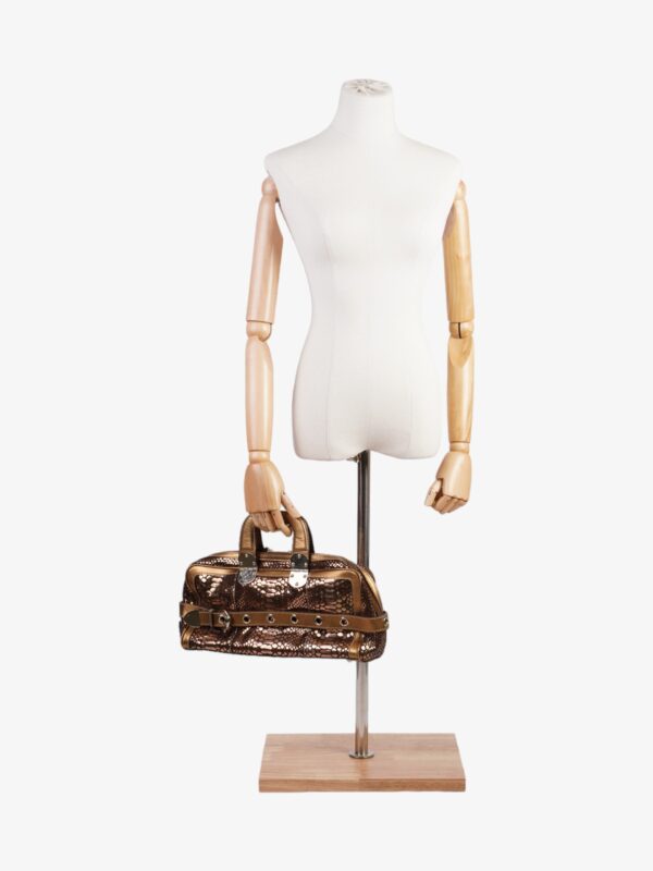 Gucci Romy Bronze / Gold Leather | Luna Bags