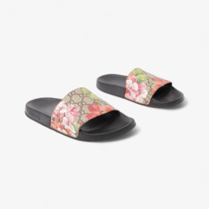 Gucci Bloom Slide GG Supreme / Multicoloured Canvas EU 38 UK 5 | Luna Bags