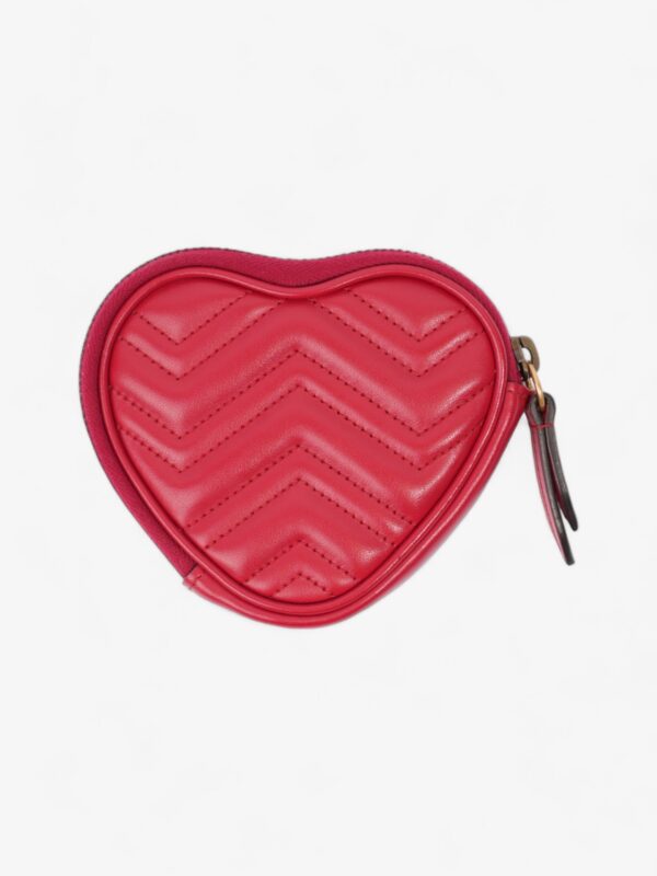 Gucci GG Marmont Heart Purse Red Matelasse Leather | Luna Bags