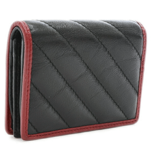 Gucci Interlocking GG Card Case in Black with Red Trim | Luna Bags