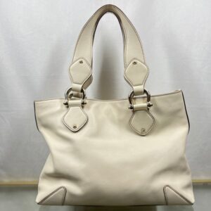 GUCCI Cream Soft Calfskin Leather Small Tote | Luna Bags
