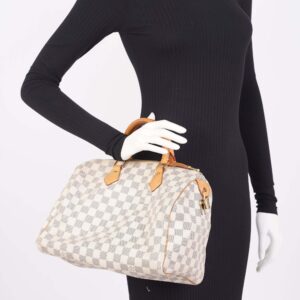 Louis Vuitton Speedy Bag Damier Azur Canvas 30 | Luna Bags
