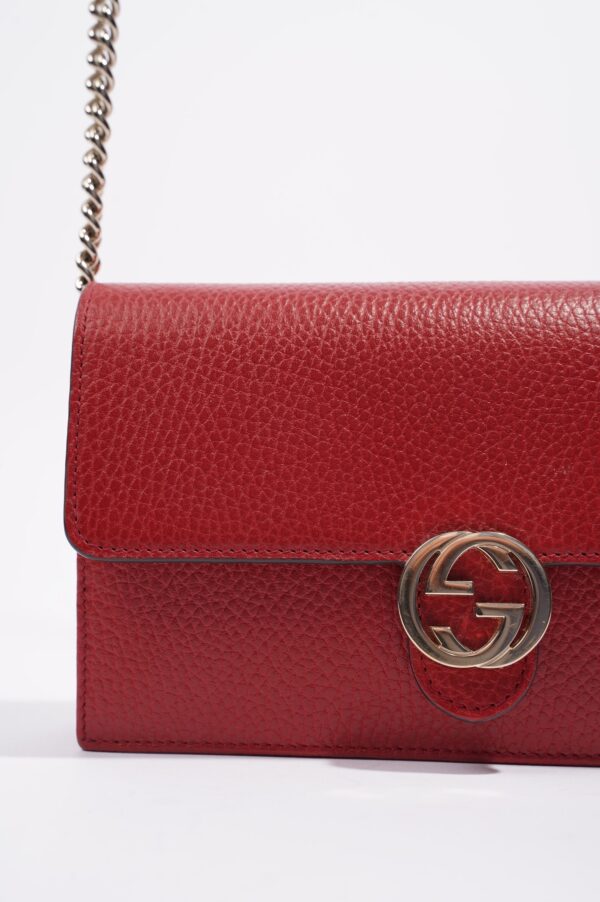 Gucci Womens Interlocking WOC Red | Luna Bags