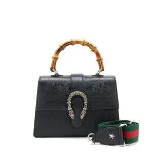 Gucci Bamboo 1947 Dionysus top handle bag Black | Luna Bags