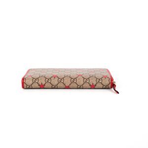 Gucci Supreme Star Zip around Wallet with Key Pouch Monogram | Luna Bags