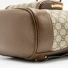 Gucci 1955 Horsebit backpack GG supreme canvas / calfskin brown GHW | Luna Bags - Image 7