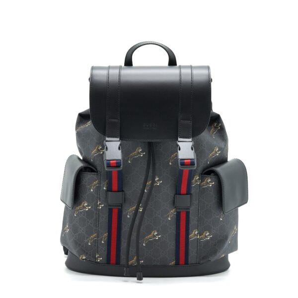 GUCCI Bestiary Backpack With Tigers | Luna Bags