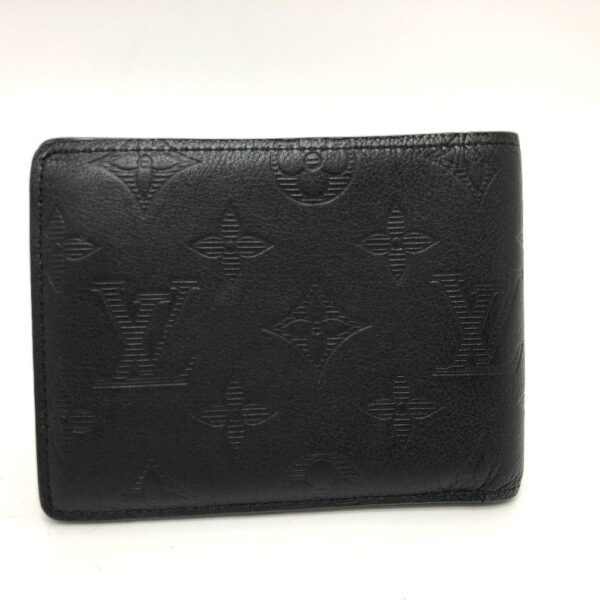 LOUIS VUITTON Folded wallet M62901 Monogram shadow leather black Monogram Portefeuille Multripru | Luna Bags