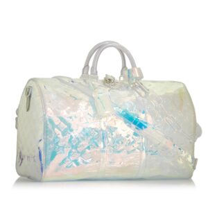 LOUIS VUITTON Monogram Prism Keepall Bandouliere 50 Travel Bag | Luna Bags