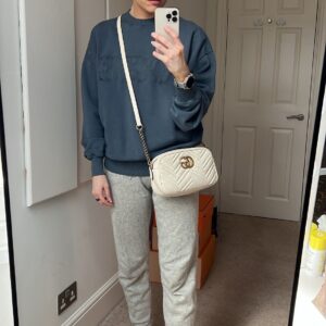 Gucci GG White Marmont Small Shoulder Bag (RRP £1440) | Luna Bags
