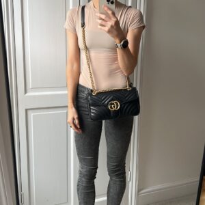 Gucci GG Green Marmont Small Shoulder Bag (RRP £2070) | Luna Bags