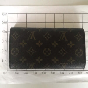 LOUIS VUITTON Long Wallet Purse M61217 Monogram canvas Brown Portefeuille International | Luna Bags