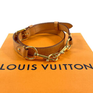 LOUIS VUITTON Shoulder strap Nume leather beige | Luna Bags