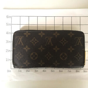 LOUIS VUITTON Long Wallet Purse M41894 Monogram canvas Brown Round zip Zippy wallet | Luna Bags