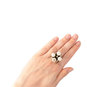 GUCCI Pearl Ring Gold | Luna Bags