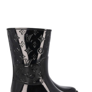 LOUIS VUITTON Drops Boots Rubber Black MNG | Luna Bags